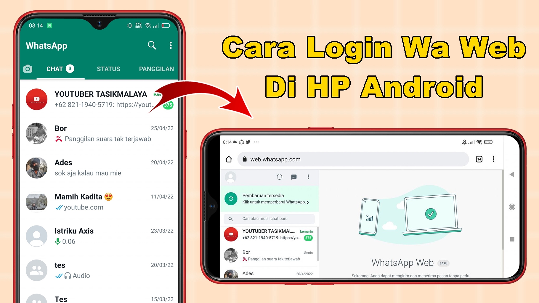 Cara Login Whatsapp Web Di HP Android - Rumah Multimedia