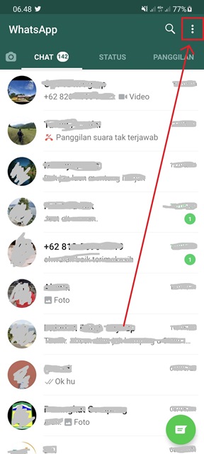 Pengaturan privasi WhatsApp