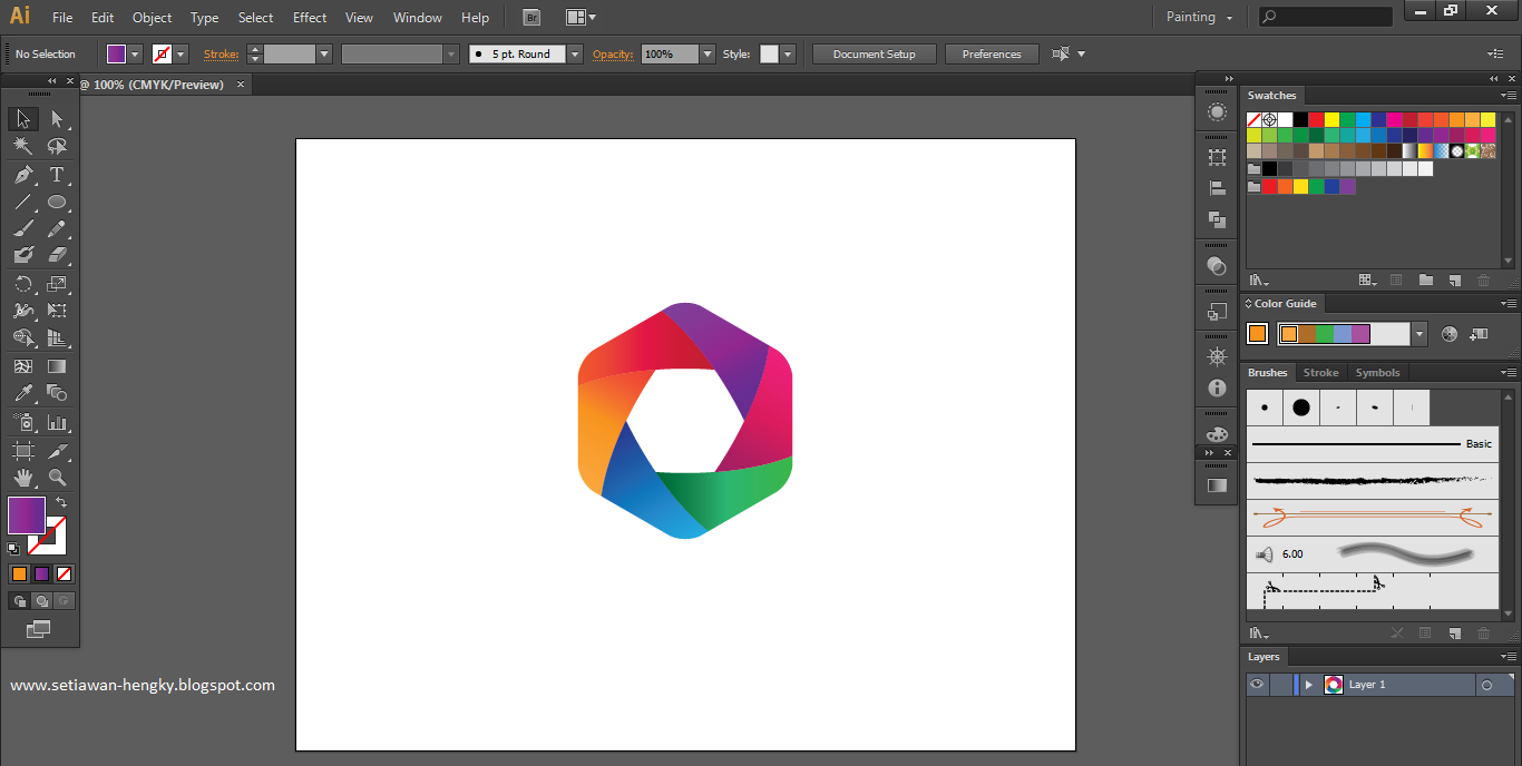 Membuat Logo Menggunakan Adobe Illustrator