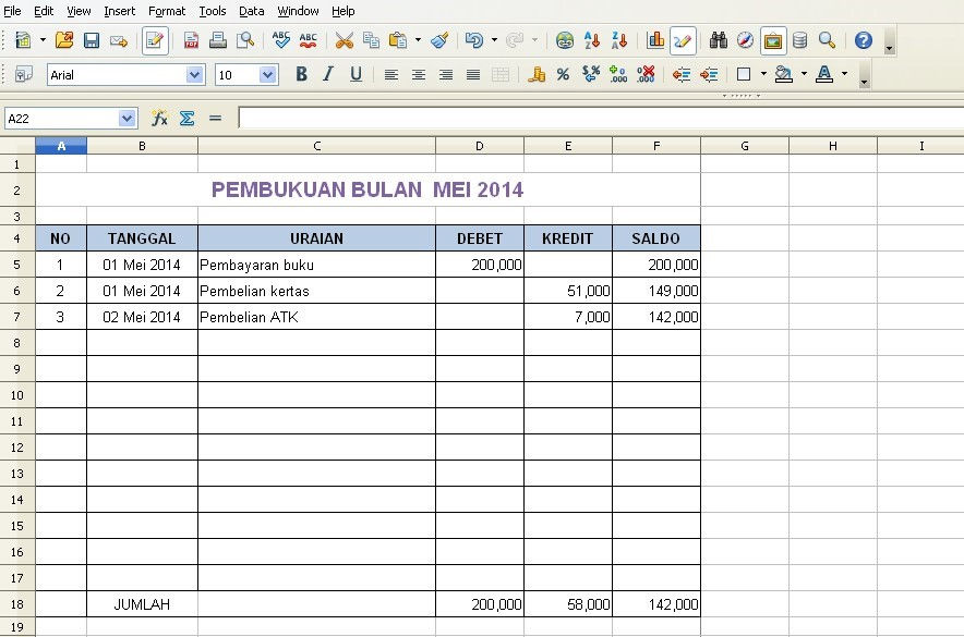 Contoh Laporan Keuangan Excel Terupdate 2021 - Zahir