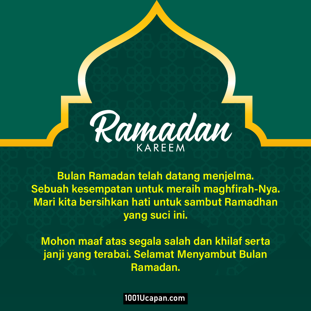 Ucapan Ramadhan 2022 Melayu