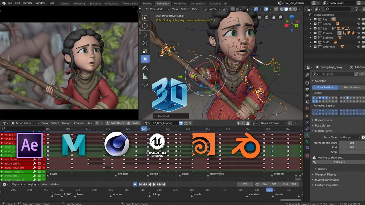 Best 3D animation software | Software for VFX editing - YouTube