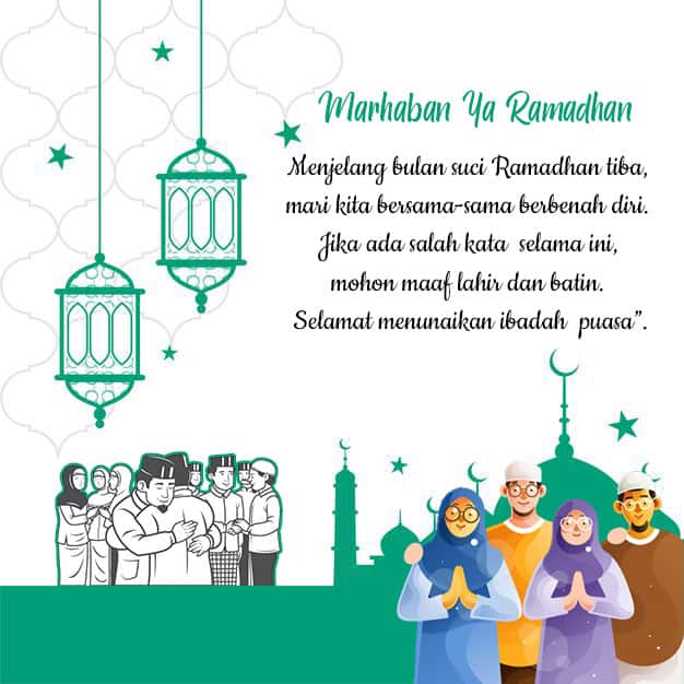 Ucapan Minta Maaf Menjelang Ramadhan 2023 Lengkap Gambar - Review