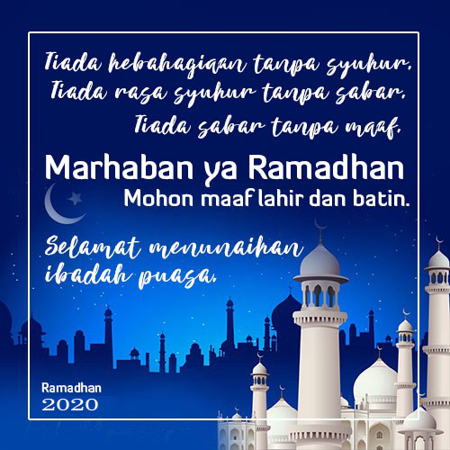 Gambar Ucapan Ramadhan 2020