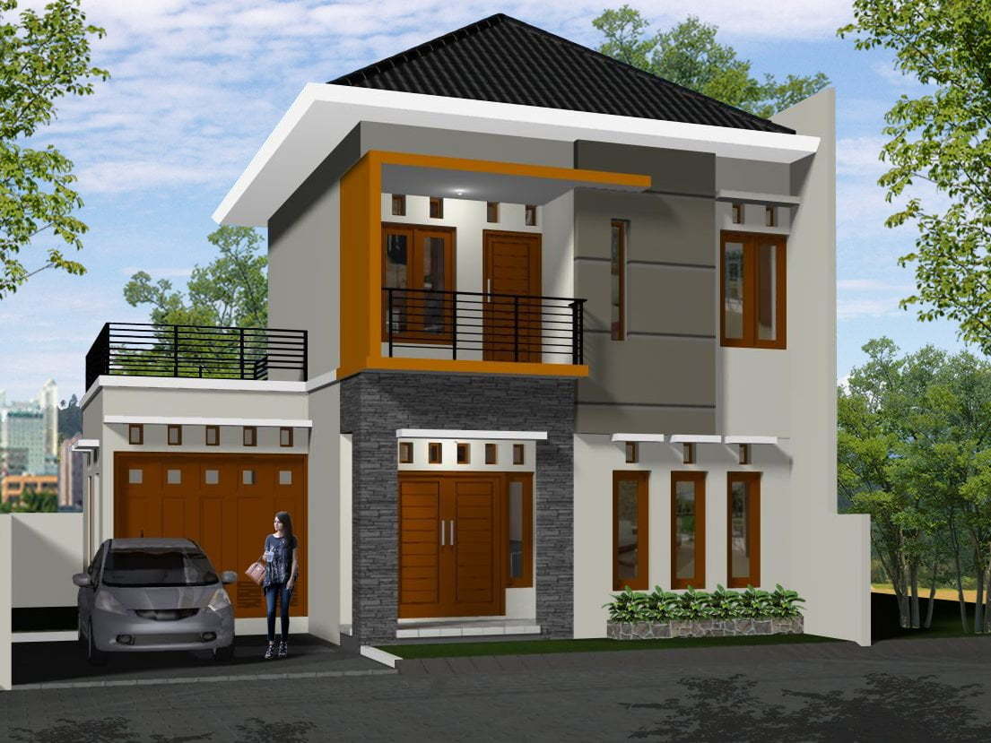 Model Rumah Tingkat Sebagian - Homecare24