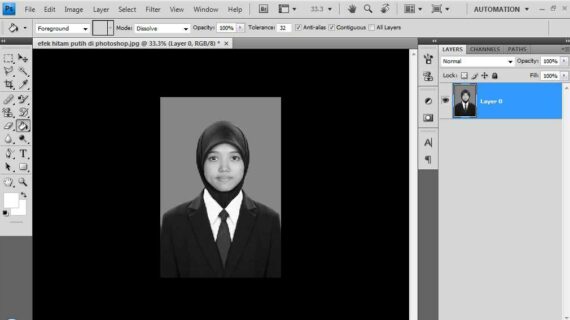 Hebat! Cara Membuat Foto Hitam Putih Di Adobe Photoshop Terbaik