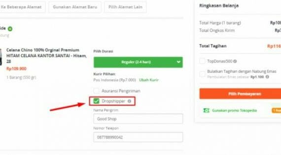 Simak! Cara Aktifkan Dropship Di Tokopedia Wajib Kamu Ketahui