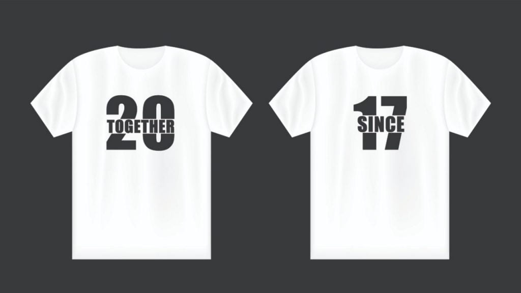 5 Desain Kaos Couple Romantis