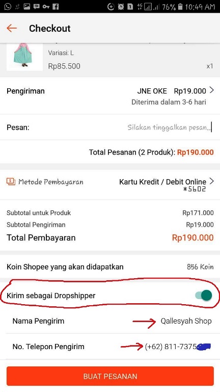 Cara Dropship di Shopee | BAJUYULI - Blog