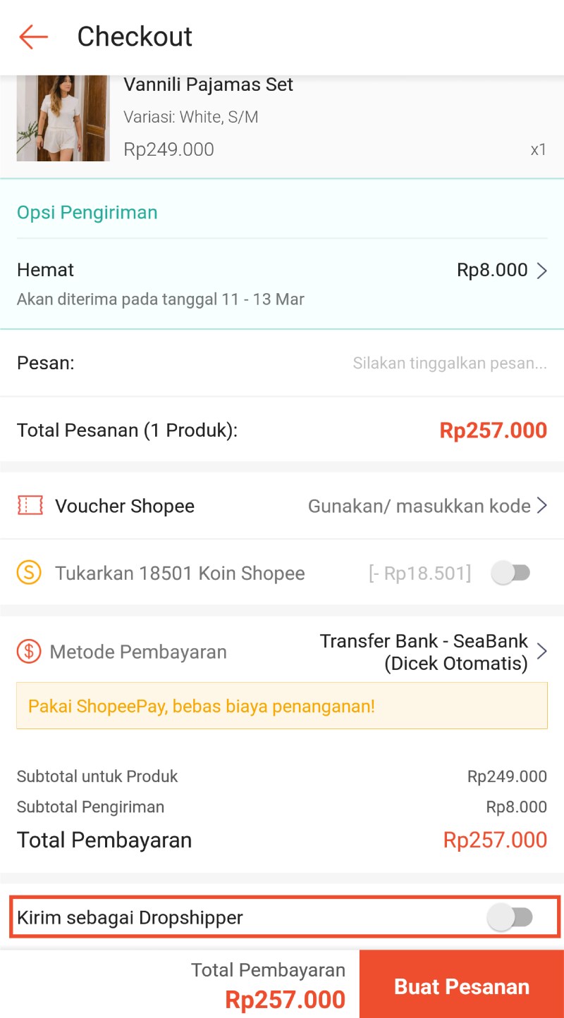 Cara Dropship Menggunakan Resi Otomatis