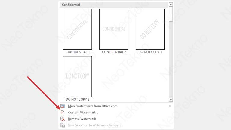 Cara Membuat Tanda Air Word (Gambar, Teks, dan Template) - Kelasmekanik