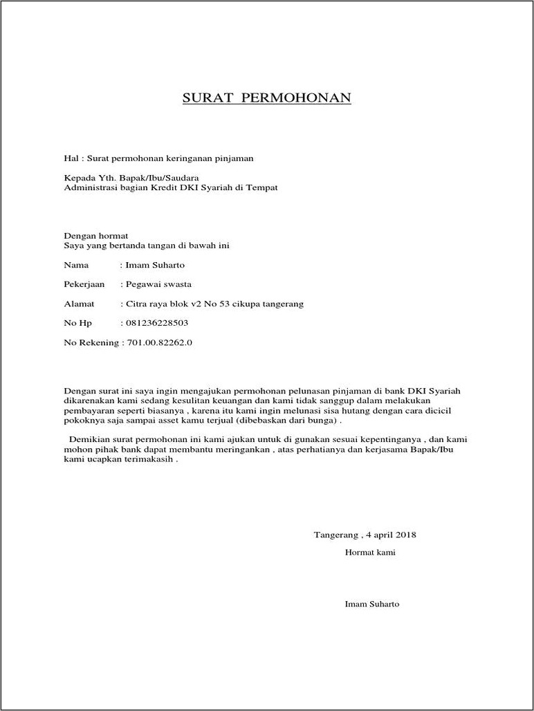 Surat Perjanjian Pelunasan Hutang Pengertian Dan Cara Membuatnya Riset