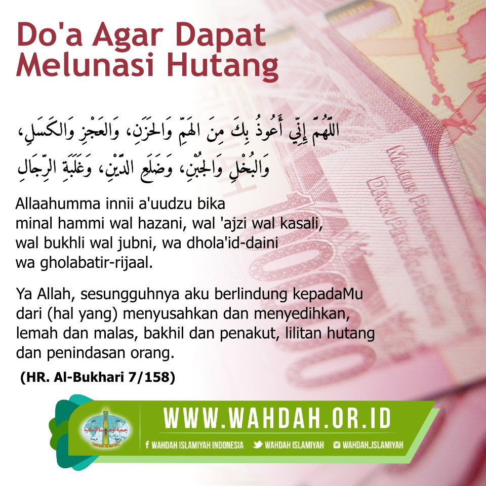 Doa Pelunas Hutang Segunung - Homecare24