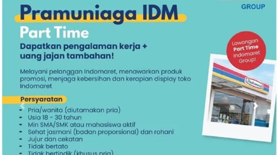 Simak! Cara Kerja Part Time Di Indomaret Terpecaya