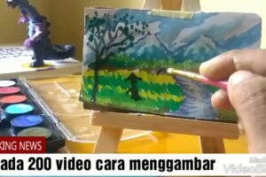 Inilah Gambar Menggunakan Cat Air Yang Mudah Wajib Kamu Ketahui