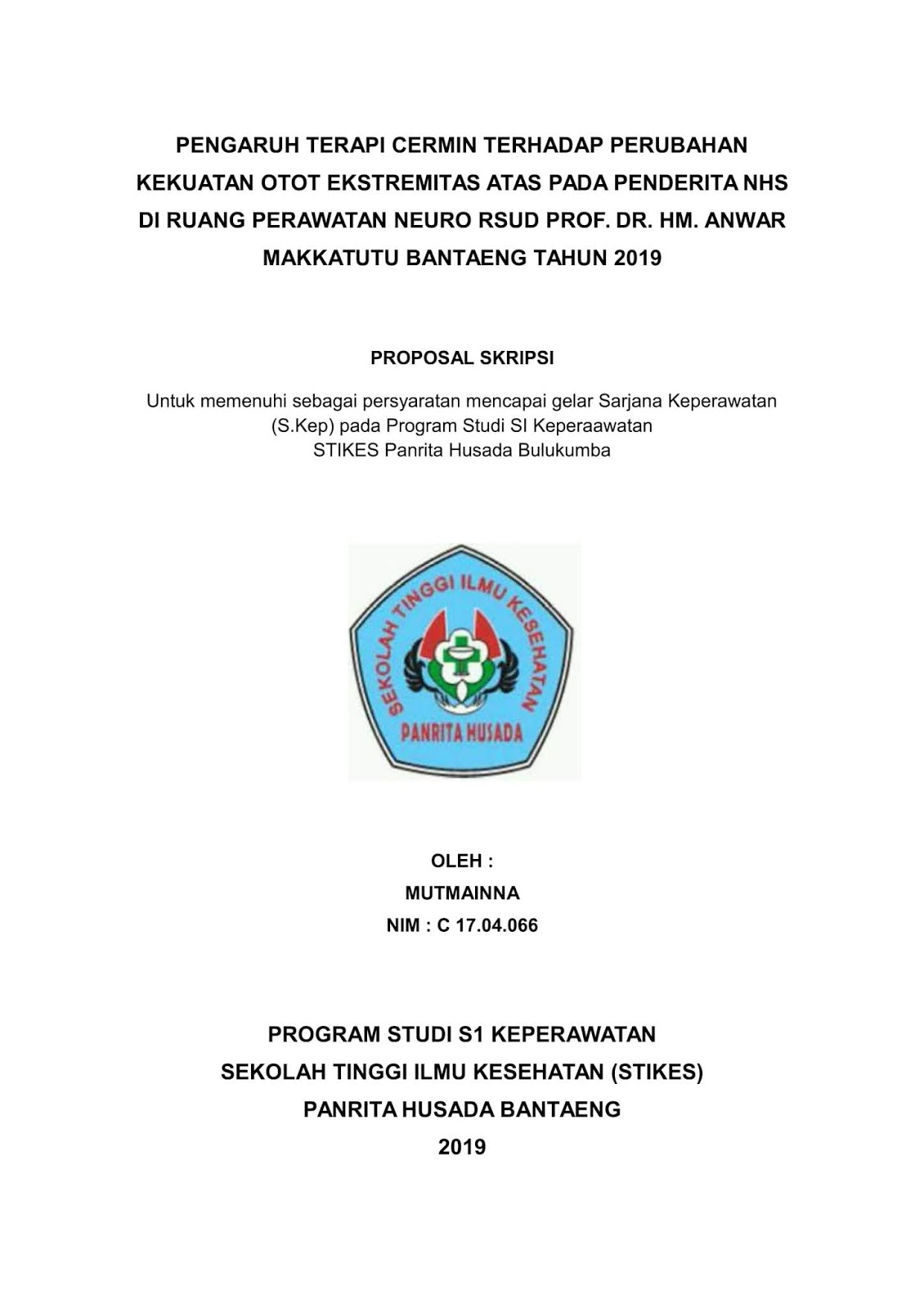 Contoh Penulisan Ilmiah Upsi