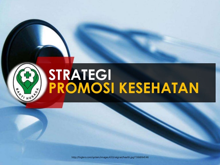 Strategi Promosi Kesehatan
