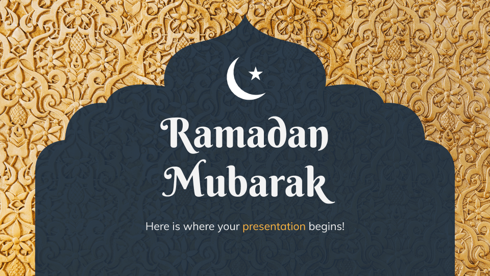 ramadan mubarak here is where your presentation begins