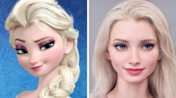 Hebat! Membuat Karakter Disney Dengan Ai Terbaik