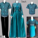 Simak! Gambar Desain Baju Gamis Batik Terpecaya