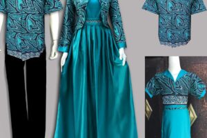 Simak! Gambar Desain Baju Gamis Batik Terpecaya