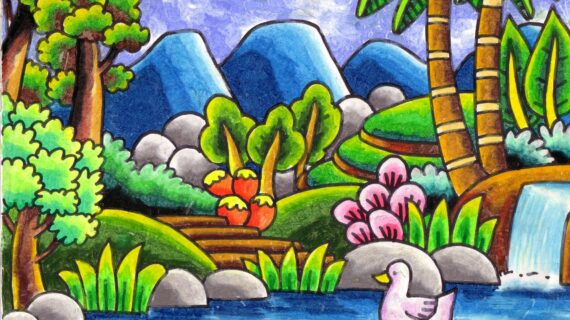 Hebat! Contoh Gambar Abstrak Dengan Crayon Wajib Kamu Ketahui