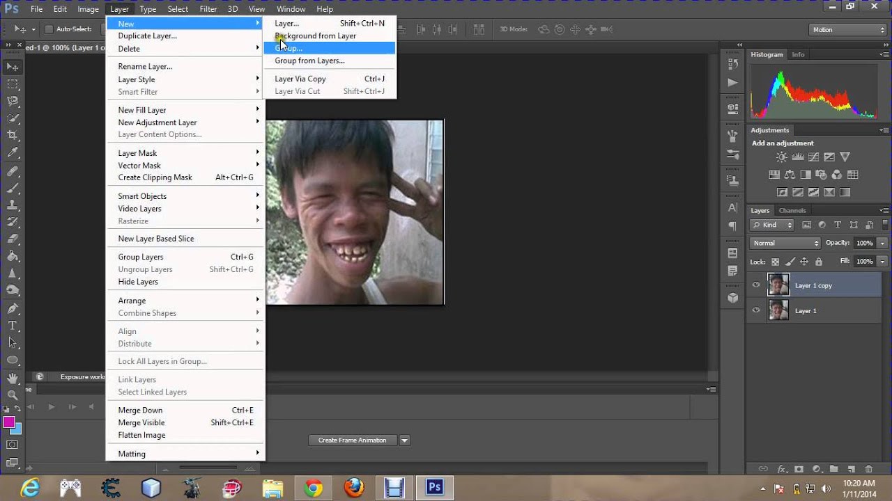 Photoshop : Memperbaiki Kualitas Foto - YouTube
