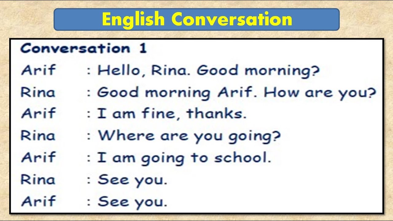 Belajar Bahasa Inggris - Percakapan Bahasa Inggris Pergi Ke sekolah dan
