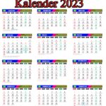 Wow! Download Kalender 2023 Format Cdr Terbaik