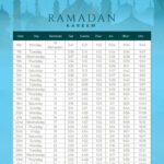 Penting! Ramadan Calendar Template Free Download Terpecaya