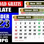 Hebat! Download Kalender Meja 2023 Lengkap Dengan Tanggal Merah Wajib Kamu Ketahui