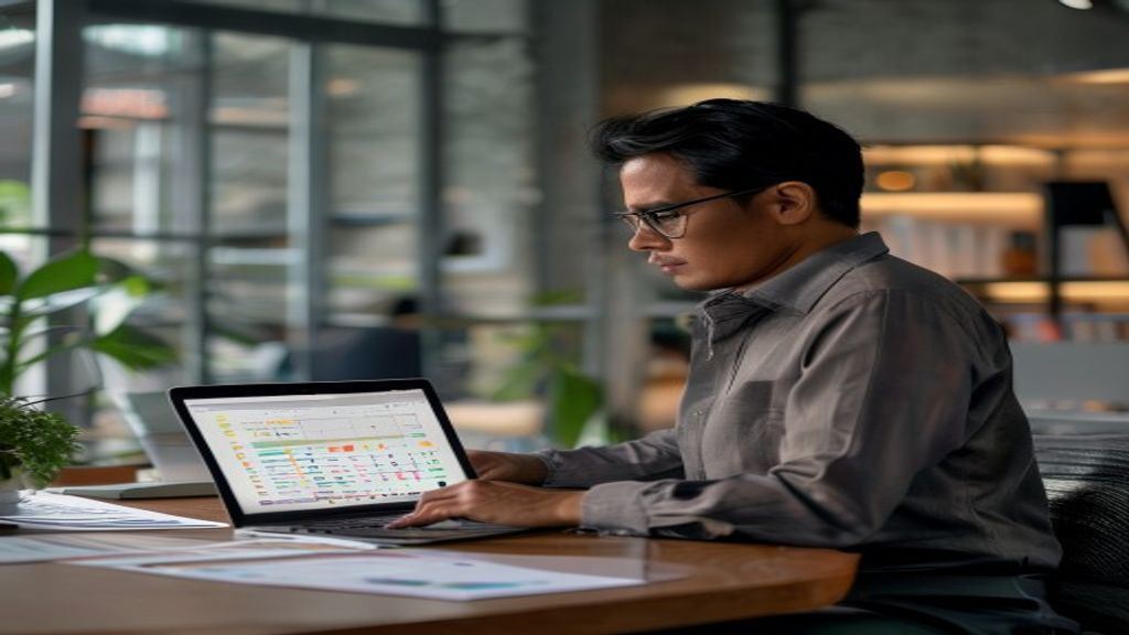 Template dashboard excel gratis siap download