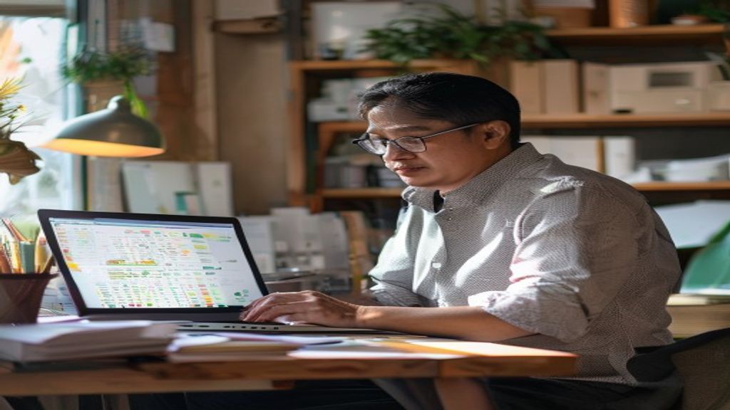 Template stok barang Excel untuk manajemen gudang yang efektif