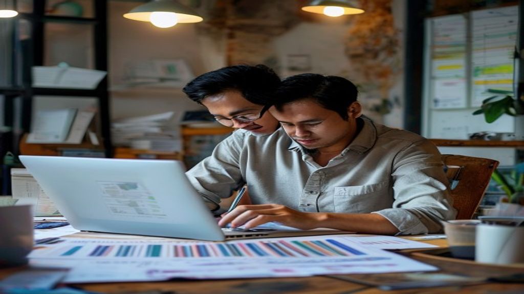 Template laporan keuangan sederhana untuk bisnis kecil