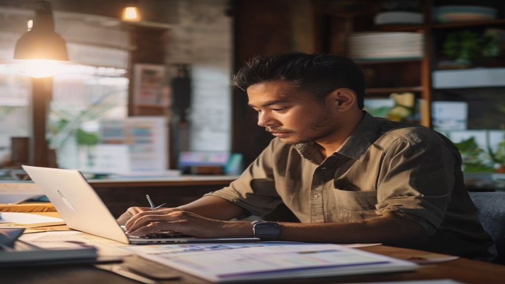 Template buku besar Excel untuk manajemen keuangan yang efektif