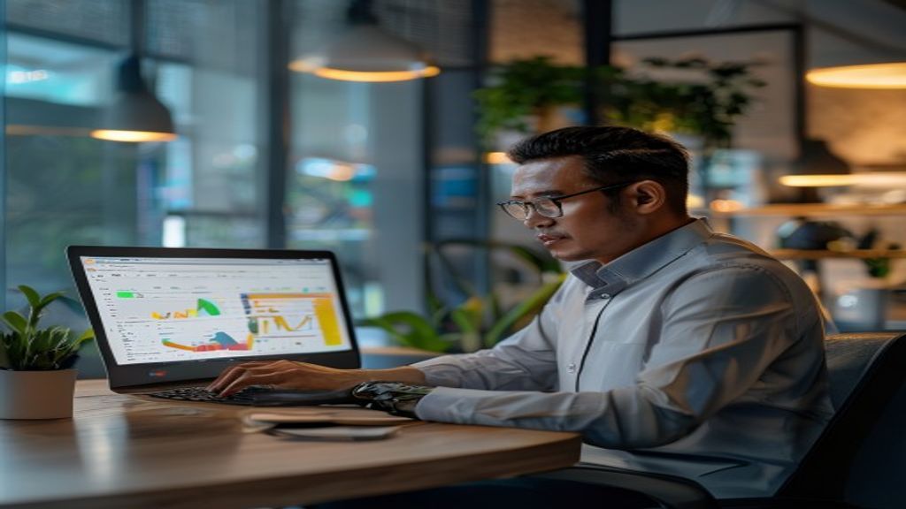 Template dashboard Excel keren untuk analisis data bisnis