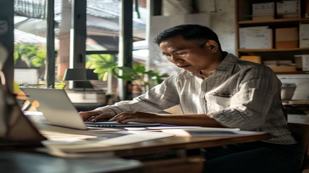 Nota kontan template excel sederhana dan mudah digunakan