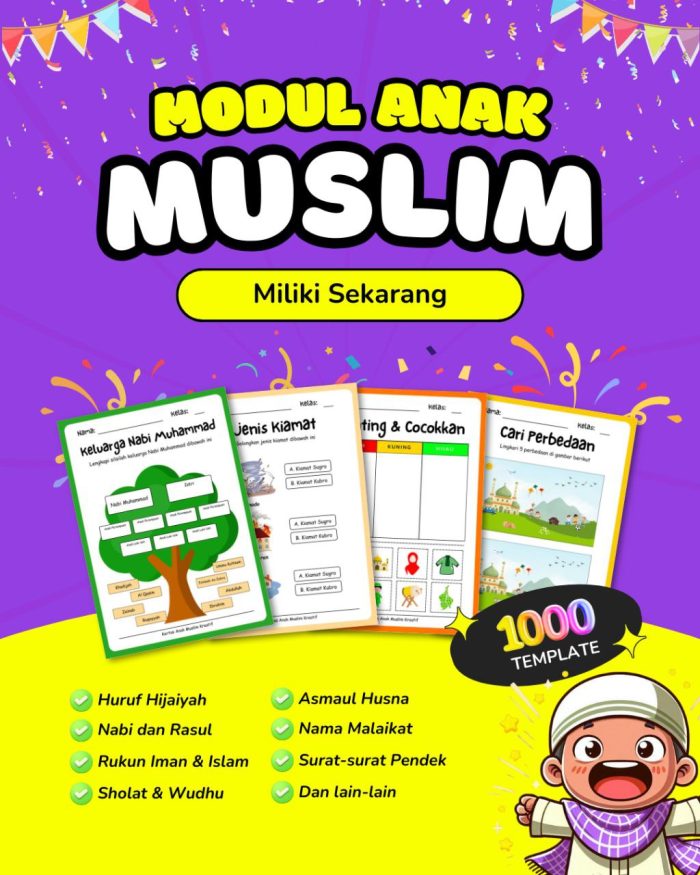 Download Gratis Modul Anak Muslim